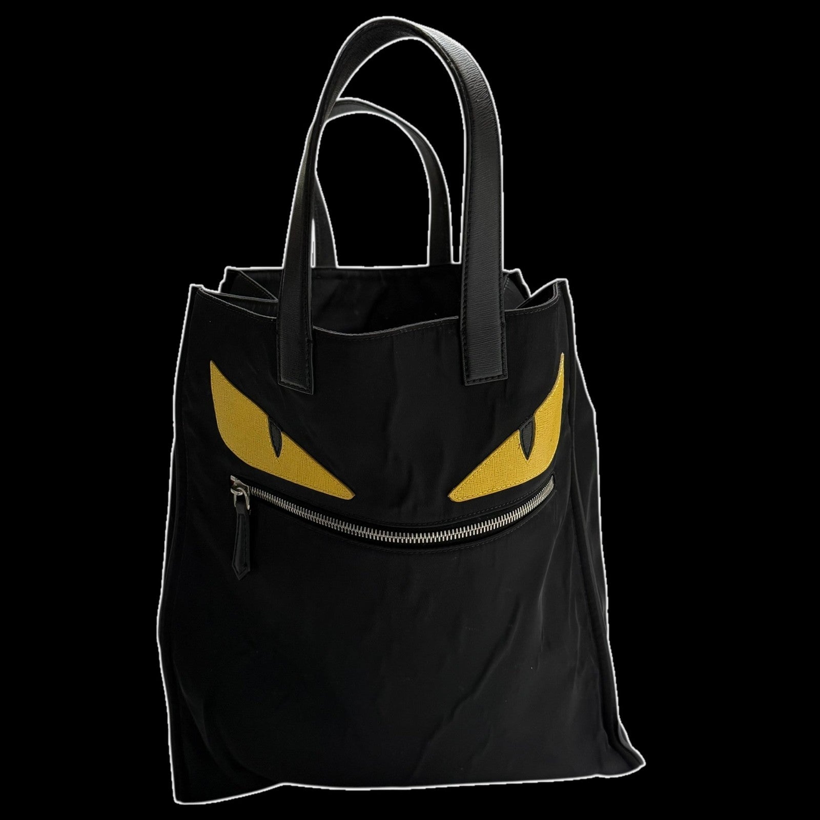 Fendi Monster Tote Bag Black
