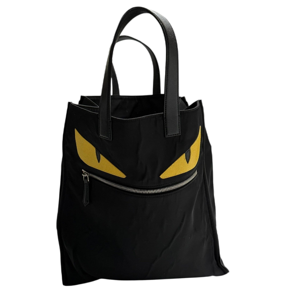 Fendi Monster Tote Bag Black