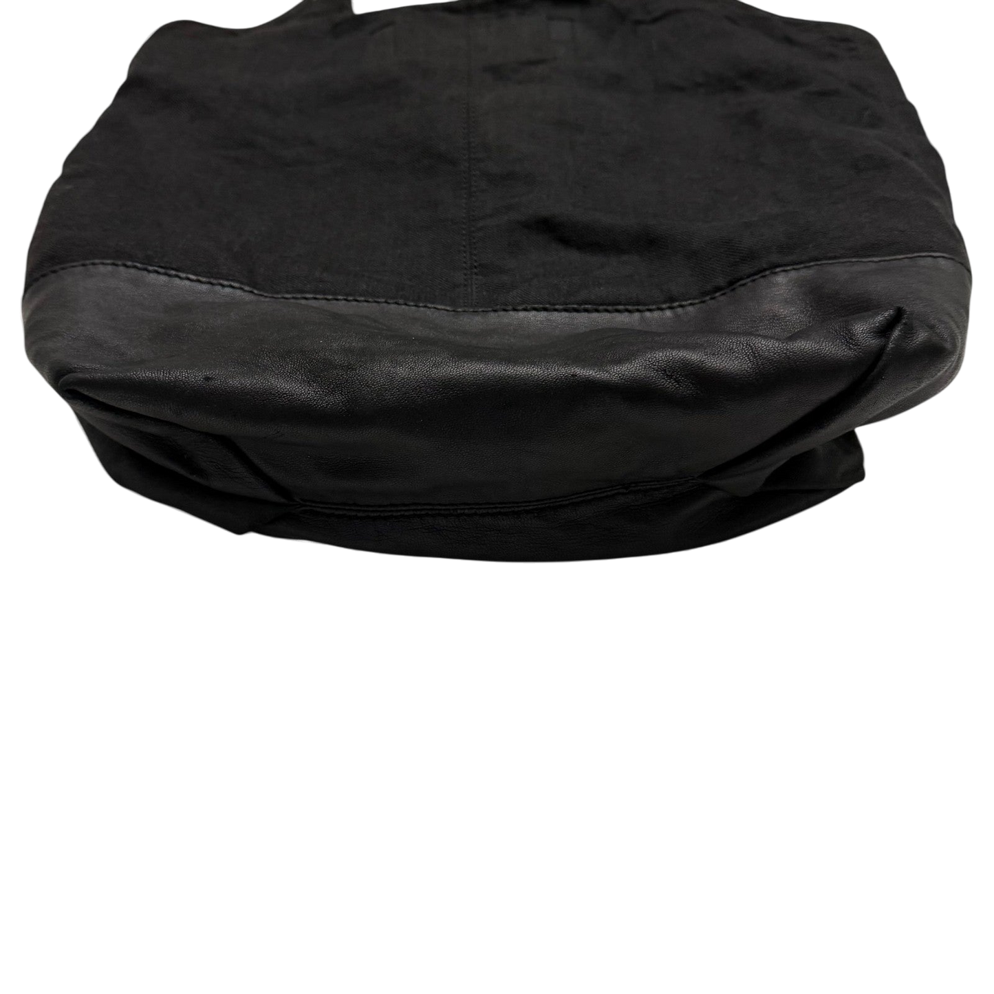 Alexander Wang SS11 Leather & Canvas Alpha Shopper Tote Bag Black