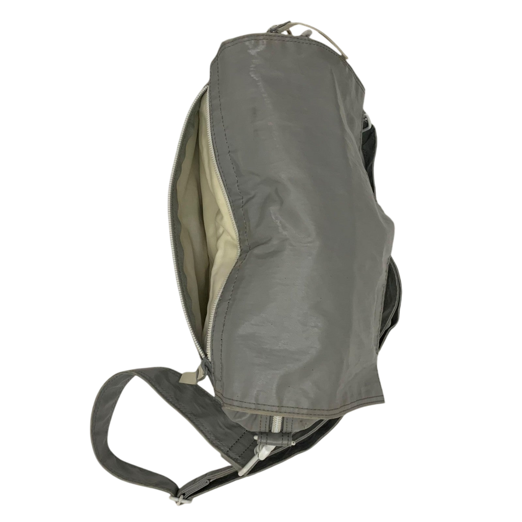 Porter Vintage Nylon Messenger Bag Metallic Silver