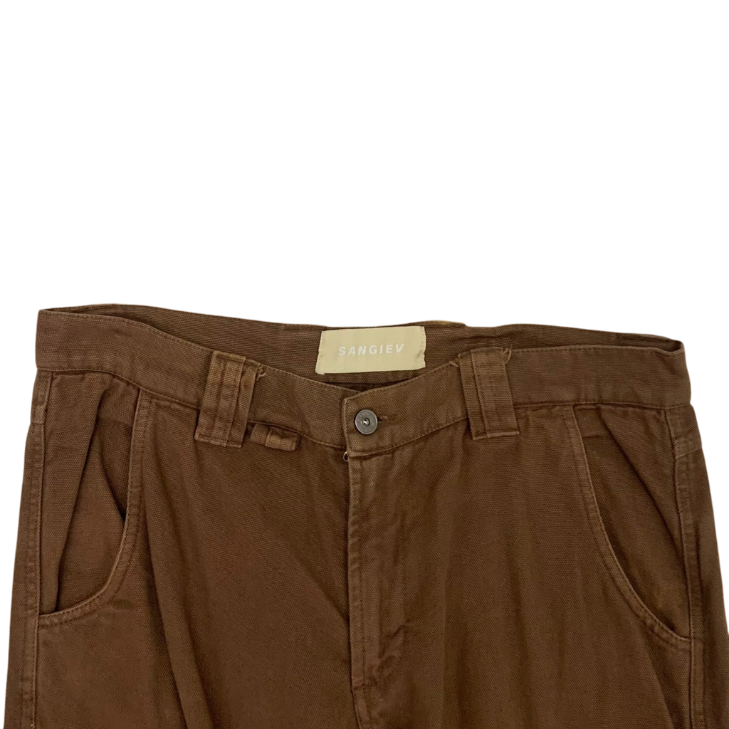 Sangiev Reconstructed Cargo Pants Brown (Size L)