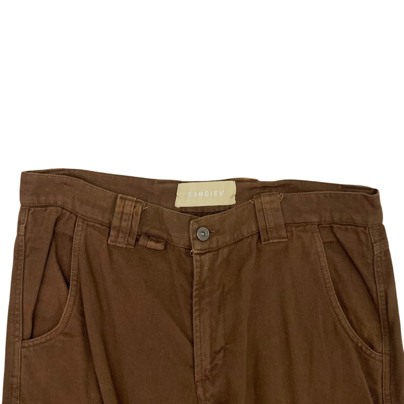 Sangiev Reconstructed Cargo Pants Brown (Size L)