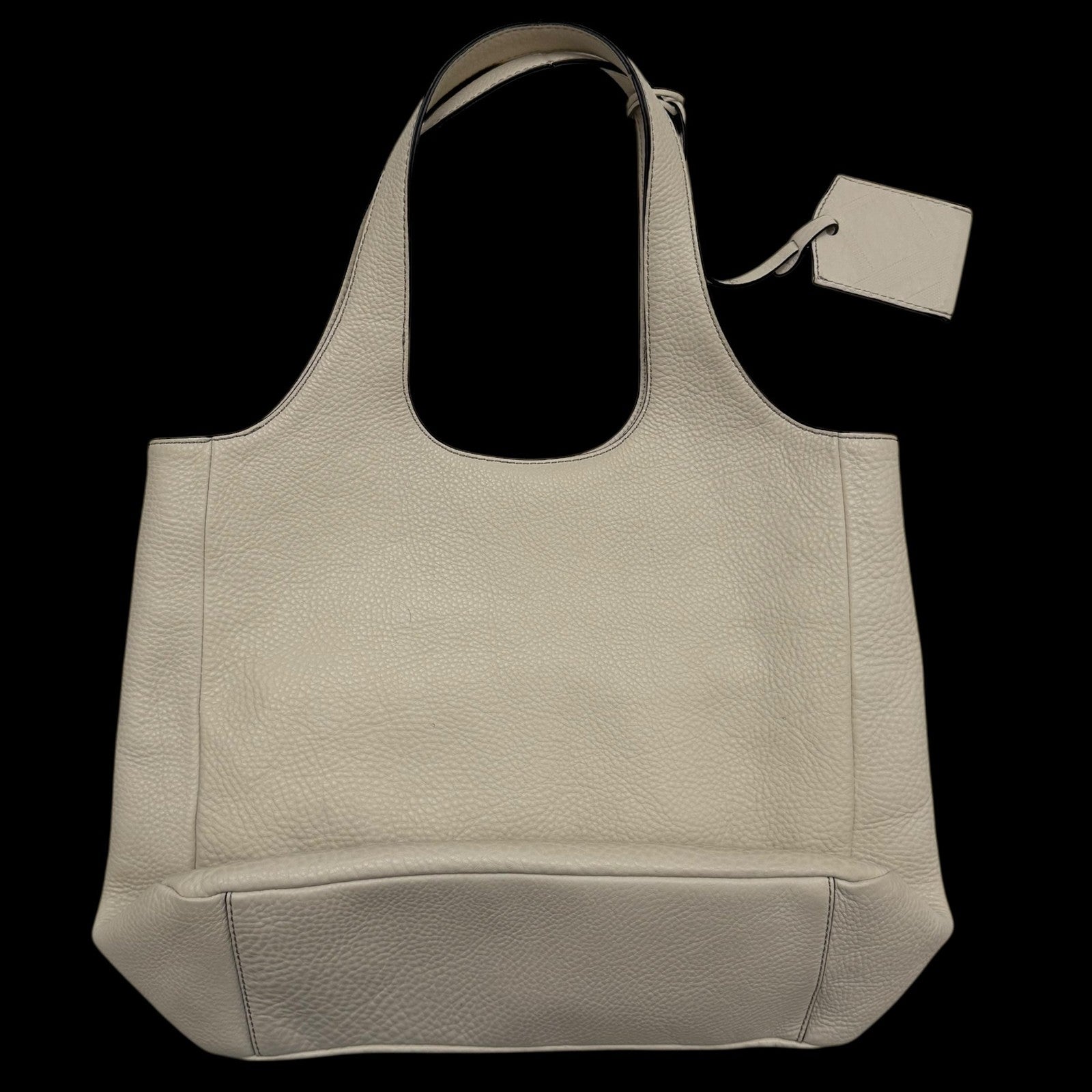 Burberry Grainy Leather Shoulder Bag Cream