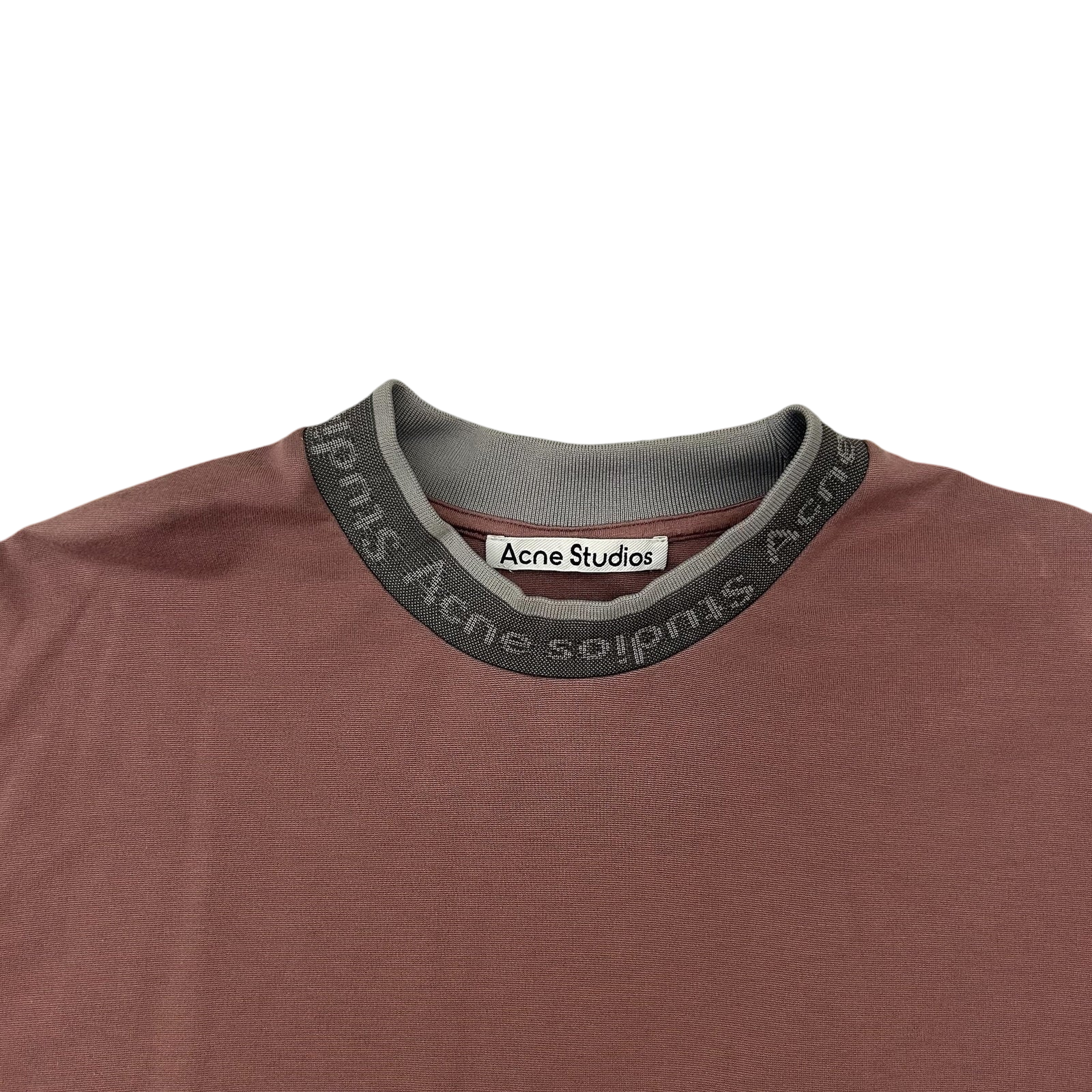 Acne Studios Jacquard Logo T-Shirt Peach (Fits S-M)