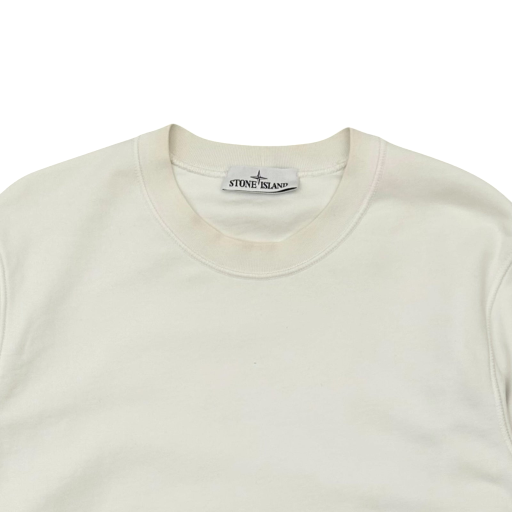 Stone Island Crewneck Sweater White (Fits M/L)