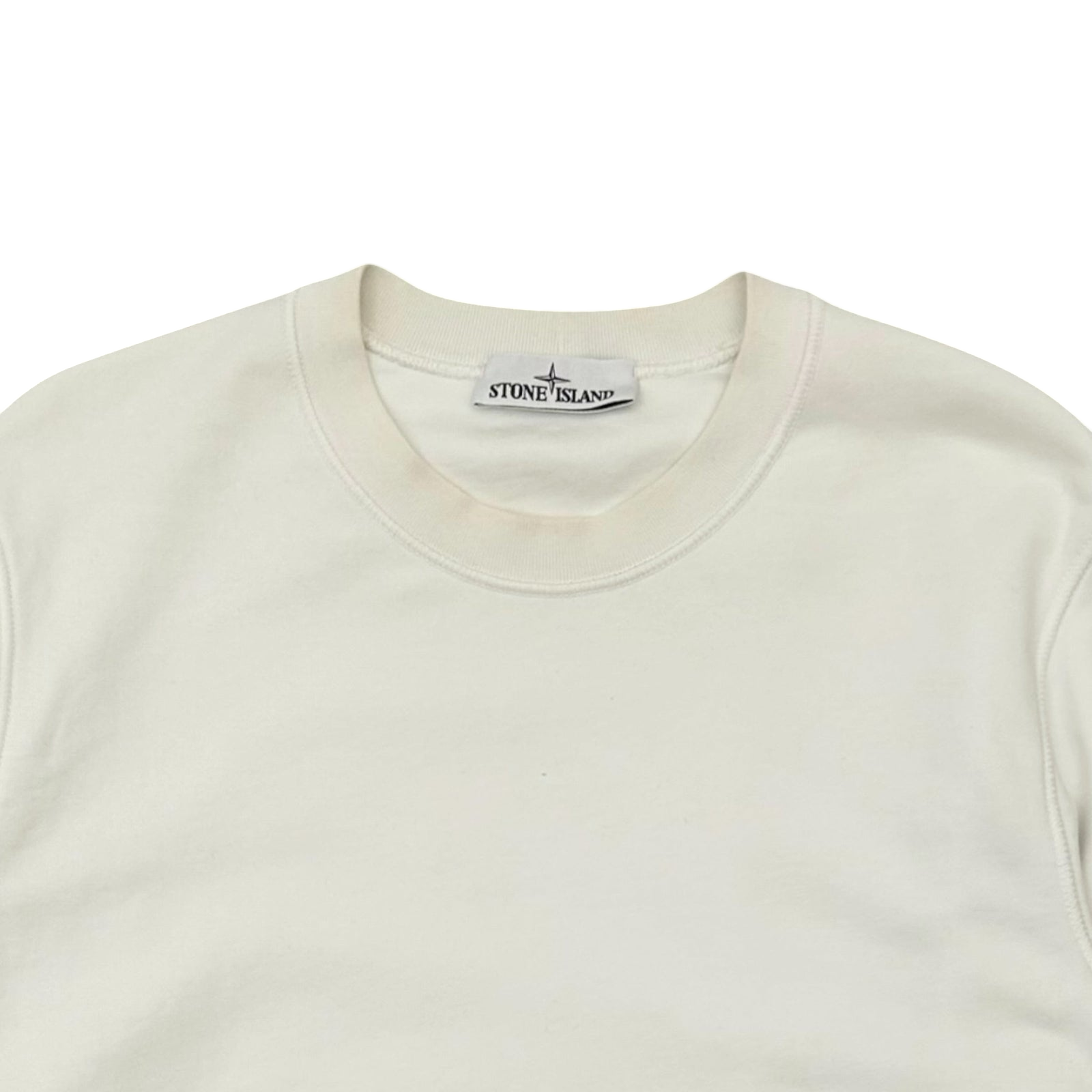 Stone Island Crewneck Sweater White (Fits M/L)