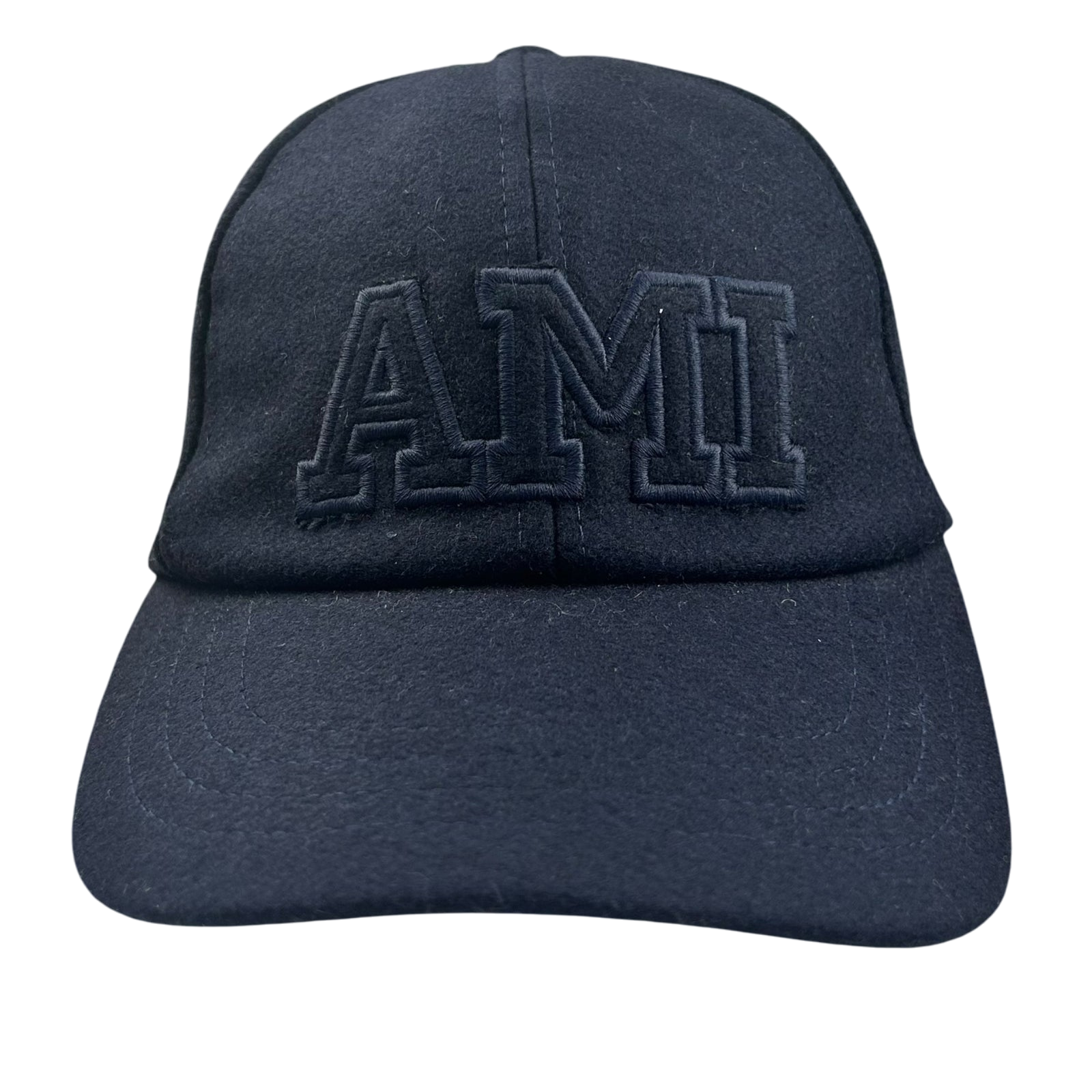 AMl Paris Navy Wool Cap