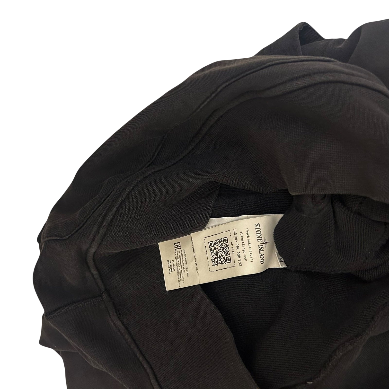 Stone Island Hoodie Black (Size M)