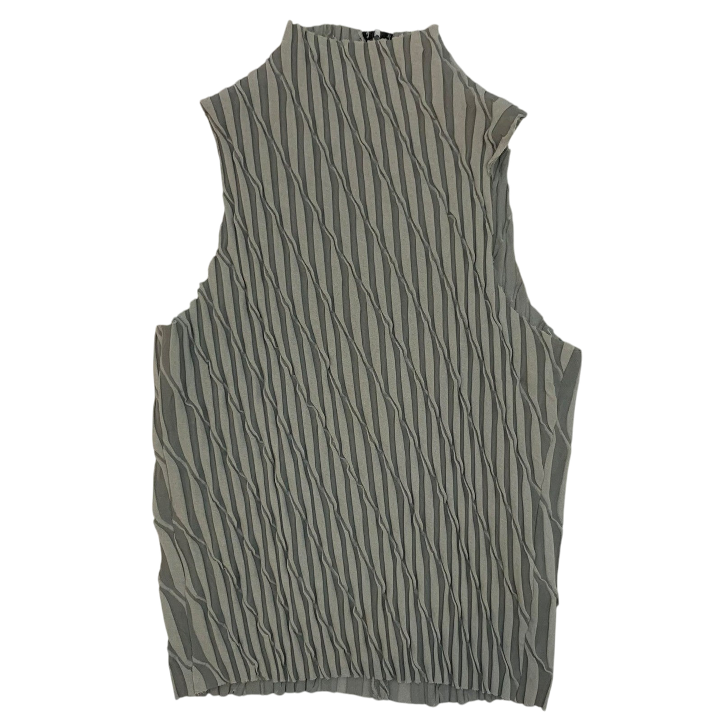 Song For The Mute Bias Sleeveless Top Grey (Fits M-L mens / L womens)