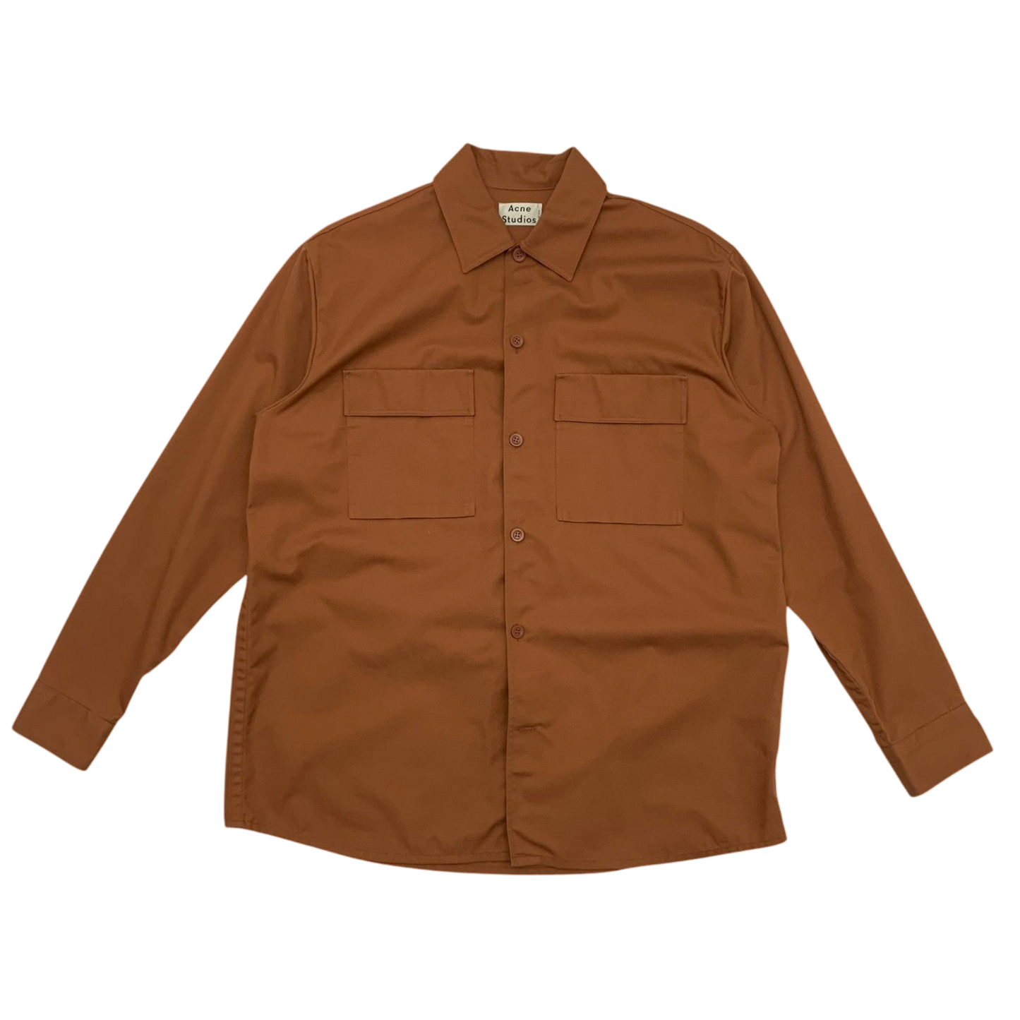 Acne Studios AW17 Houston Shirt Brown (Fits L-XL)