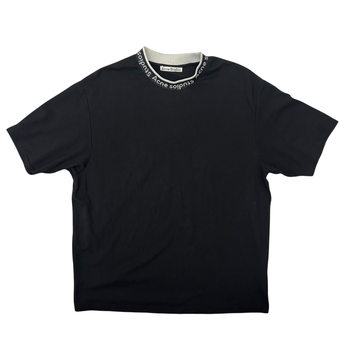 Acne Studios Jacquard Logo T-Shirt Black (Size XL)