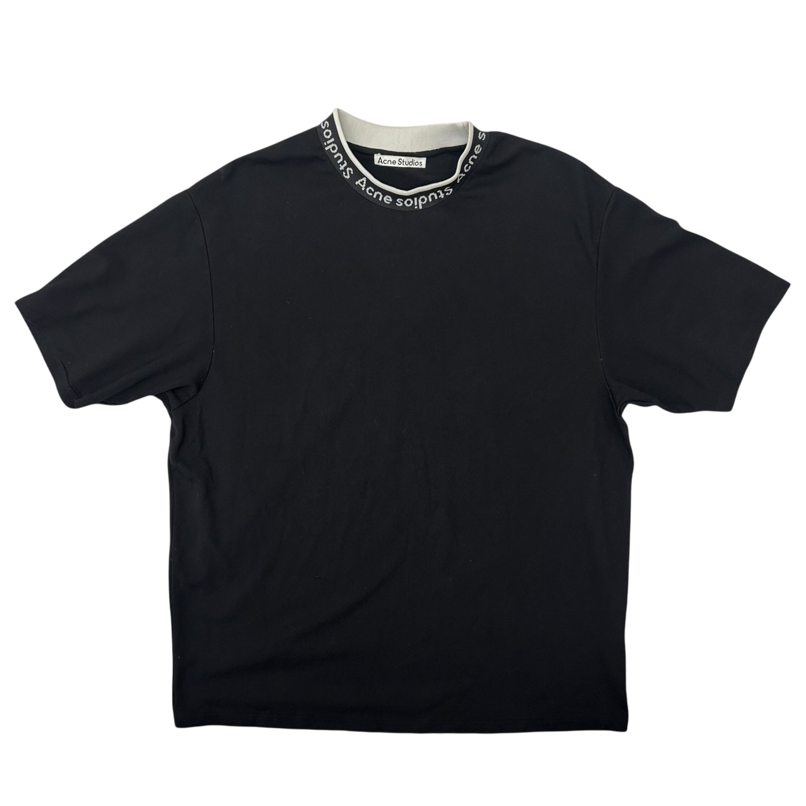 Acne Studios Jacquard Logo T-Shirt Black (Size XL)