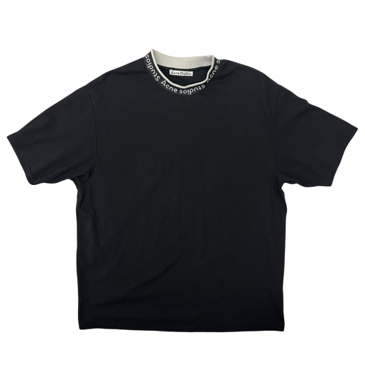 Acne Studios Jacquard Logo T-Shirt Black (Size XL)
