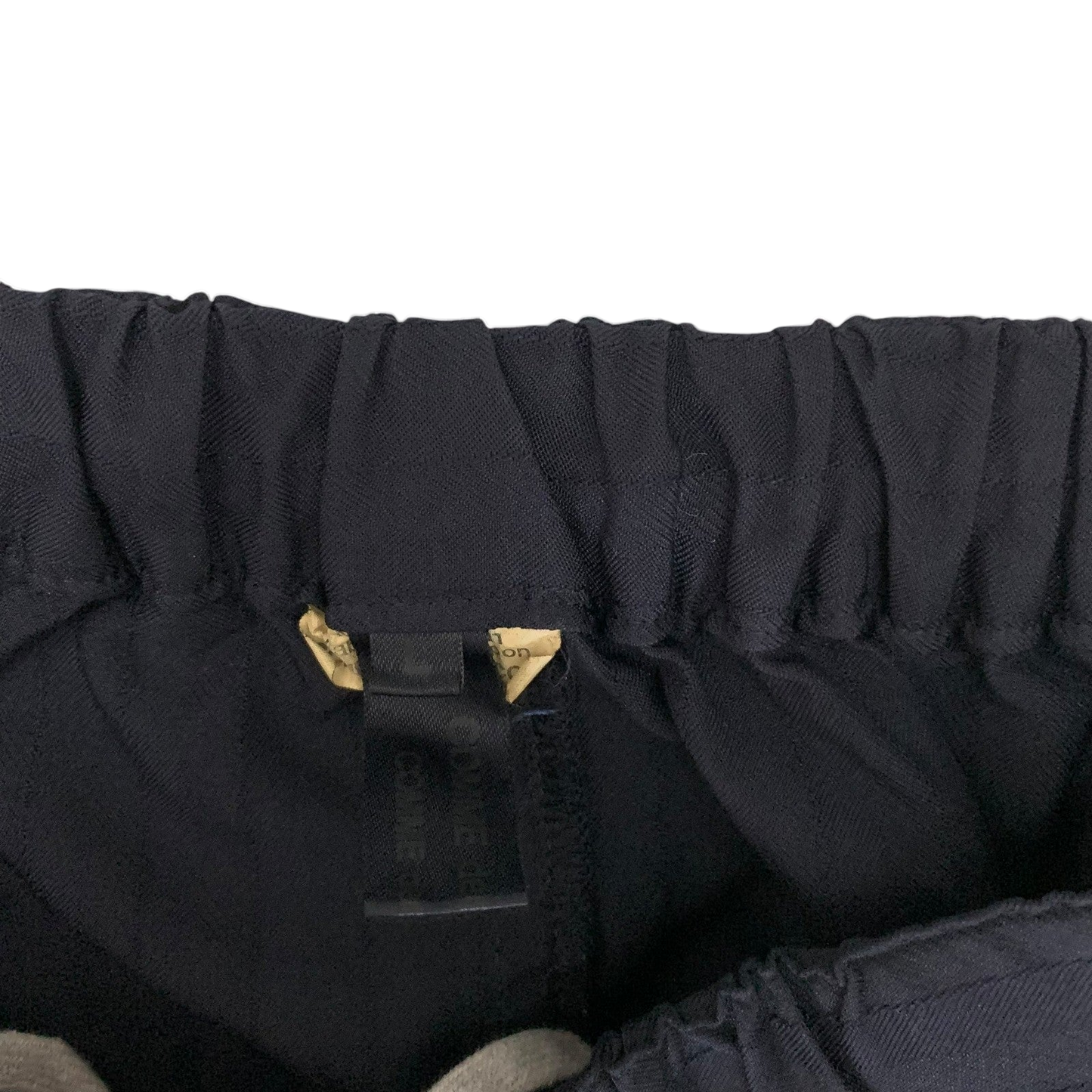 Comme des Garçons Drop Crotch Wide 3/4 Pants Black (Size L)