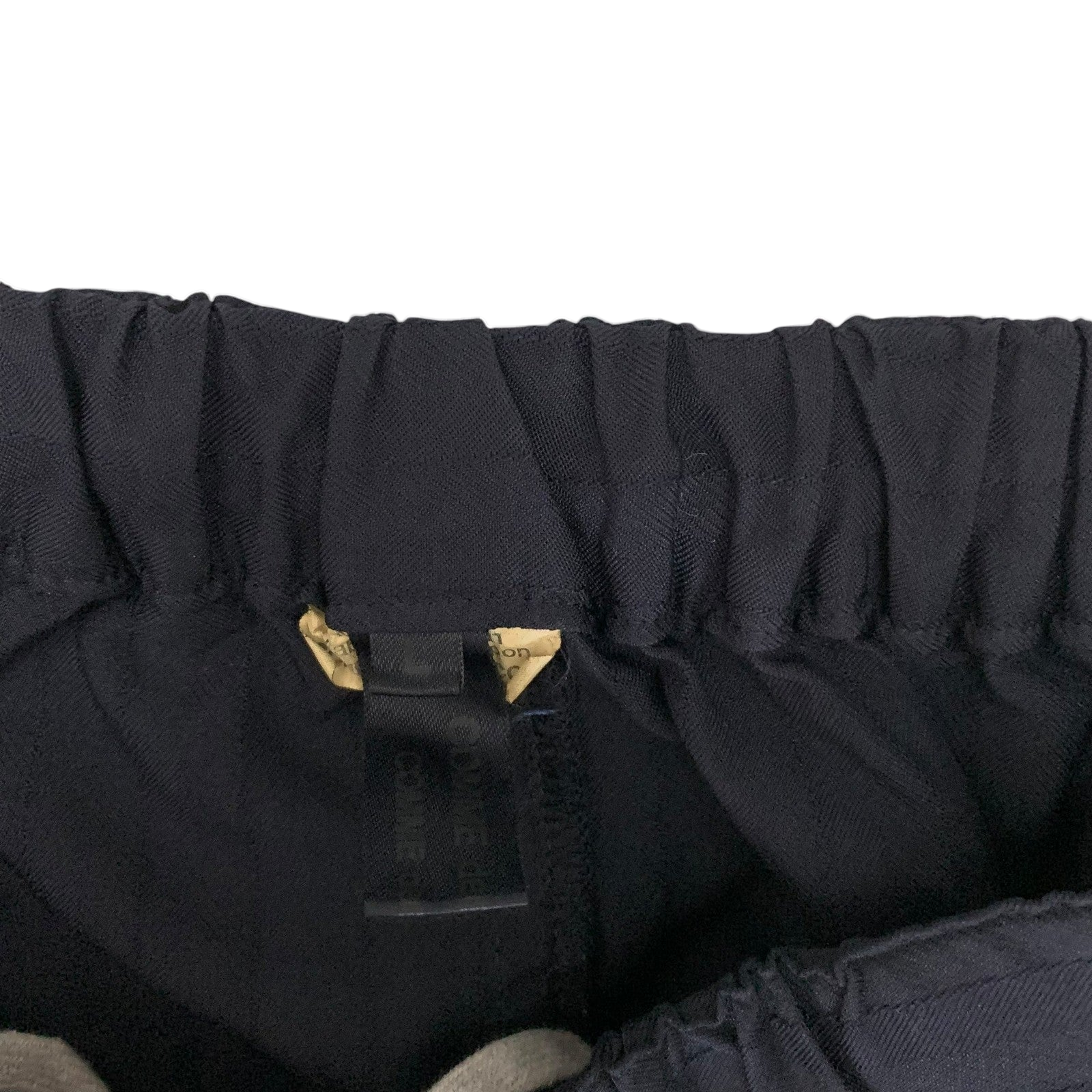 Comme des Garçons Drop Crotch Wide 3/4 Pants Black (Size L)