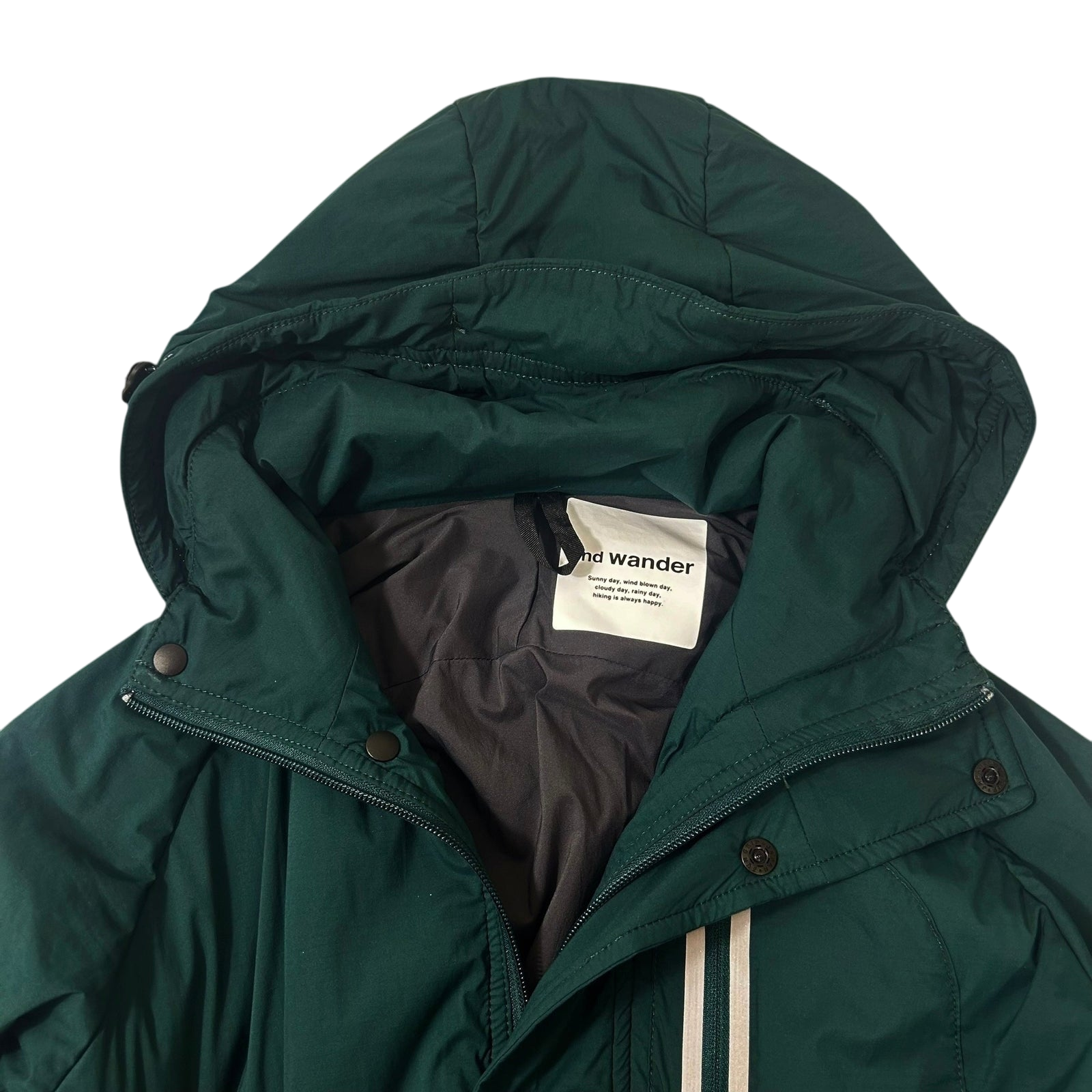 And Wander PrimaLoft Coat Green (Fits S/M)
