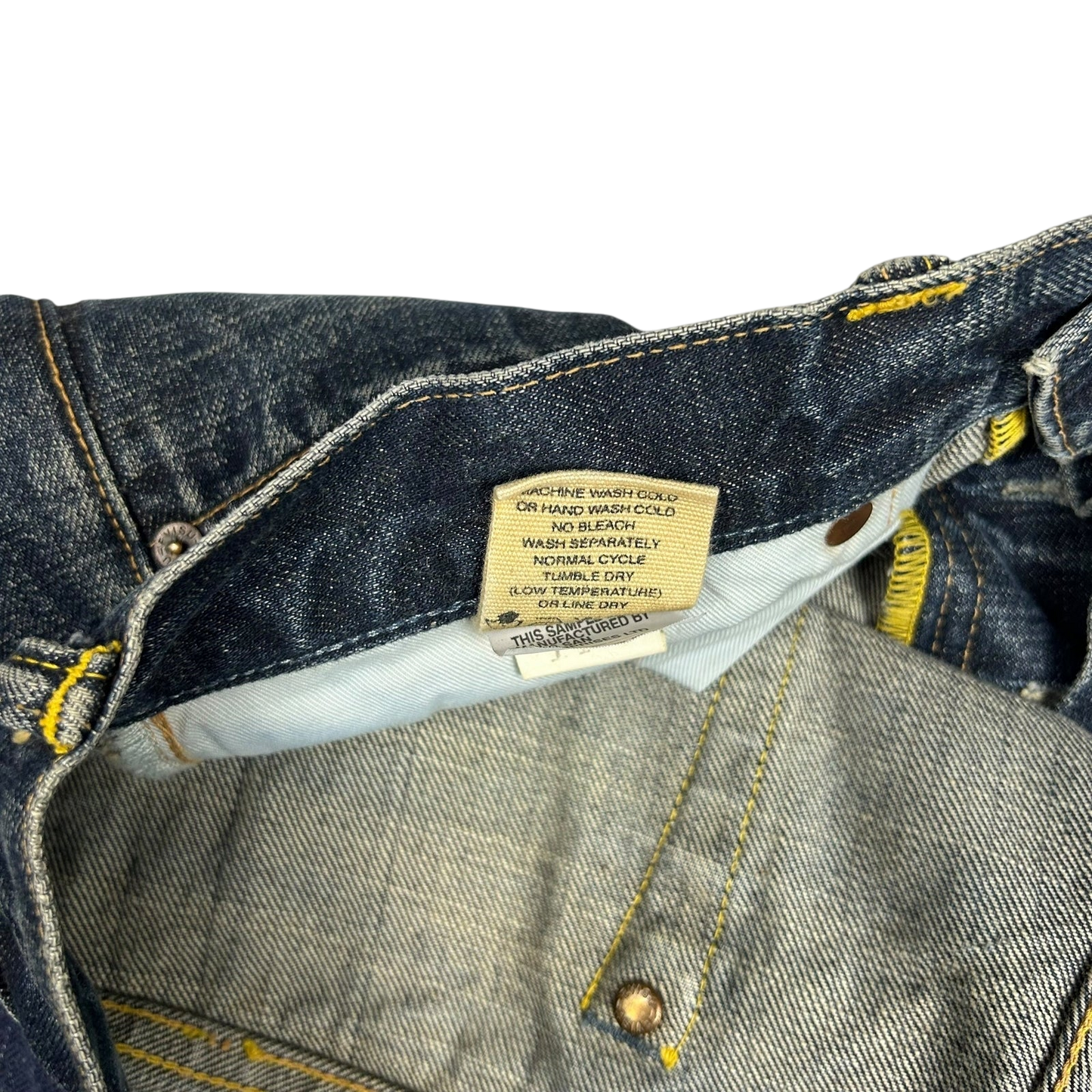 Vintage Evisu Navy Daicock Logo (Size 34")