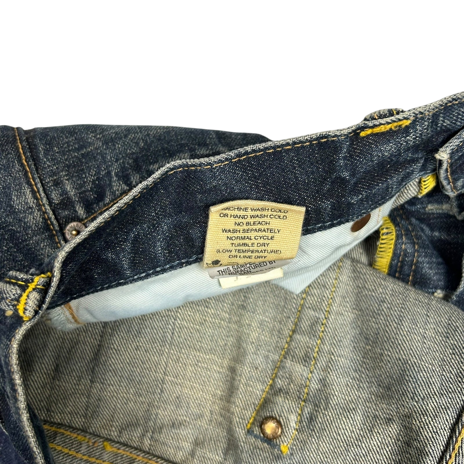 Vintage Evisu Navy Daicock Logo (Size 34")