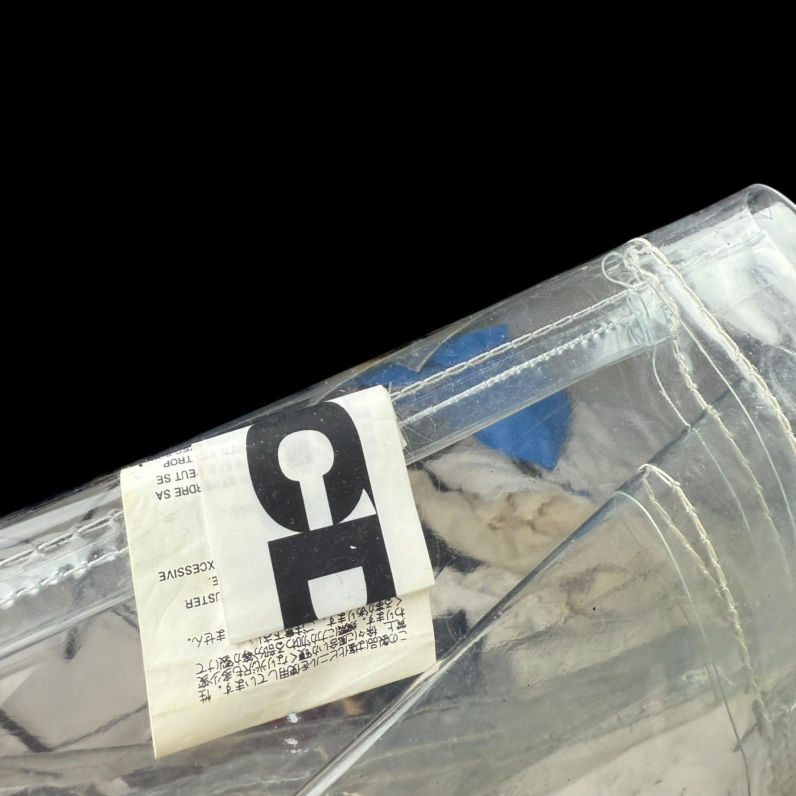 Comme des Garçons Clear Vinyl PVC Tote Bag