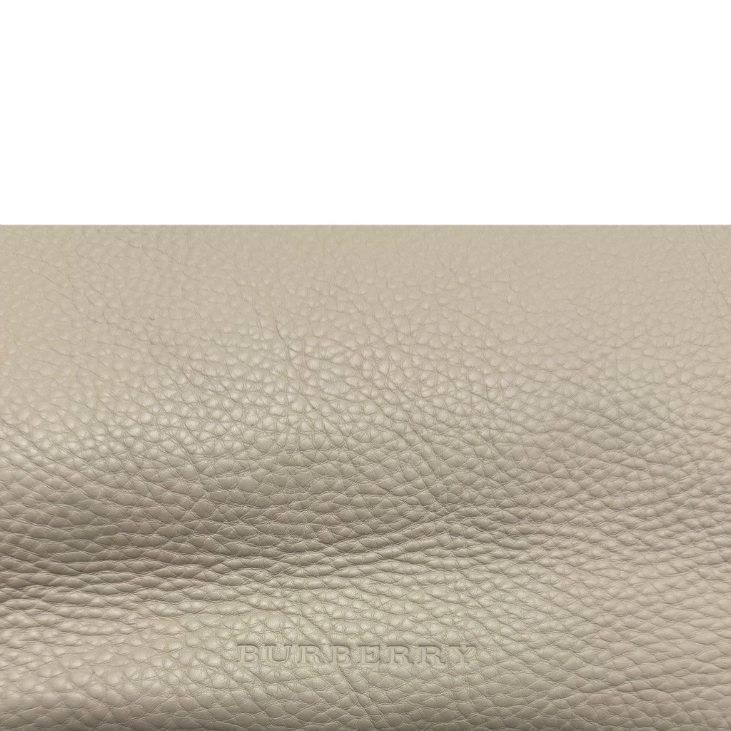 Burberry Grainy Leather Shoulder Bag Cream