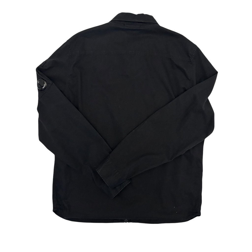 C.P. Company Lens Zip-Up Overshirt Black (Fits L)