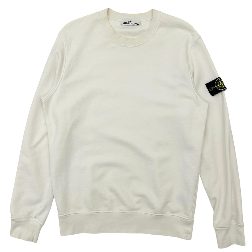 Stone Island Crewneck Sweater White (Fits M/L)