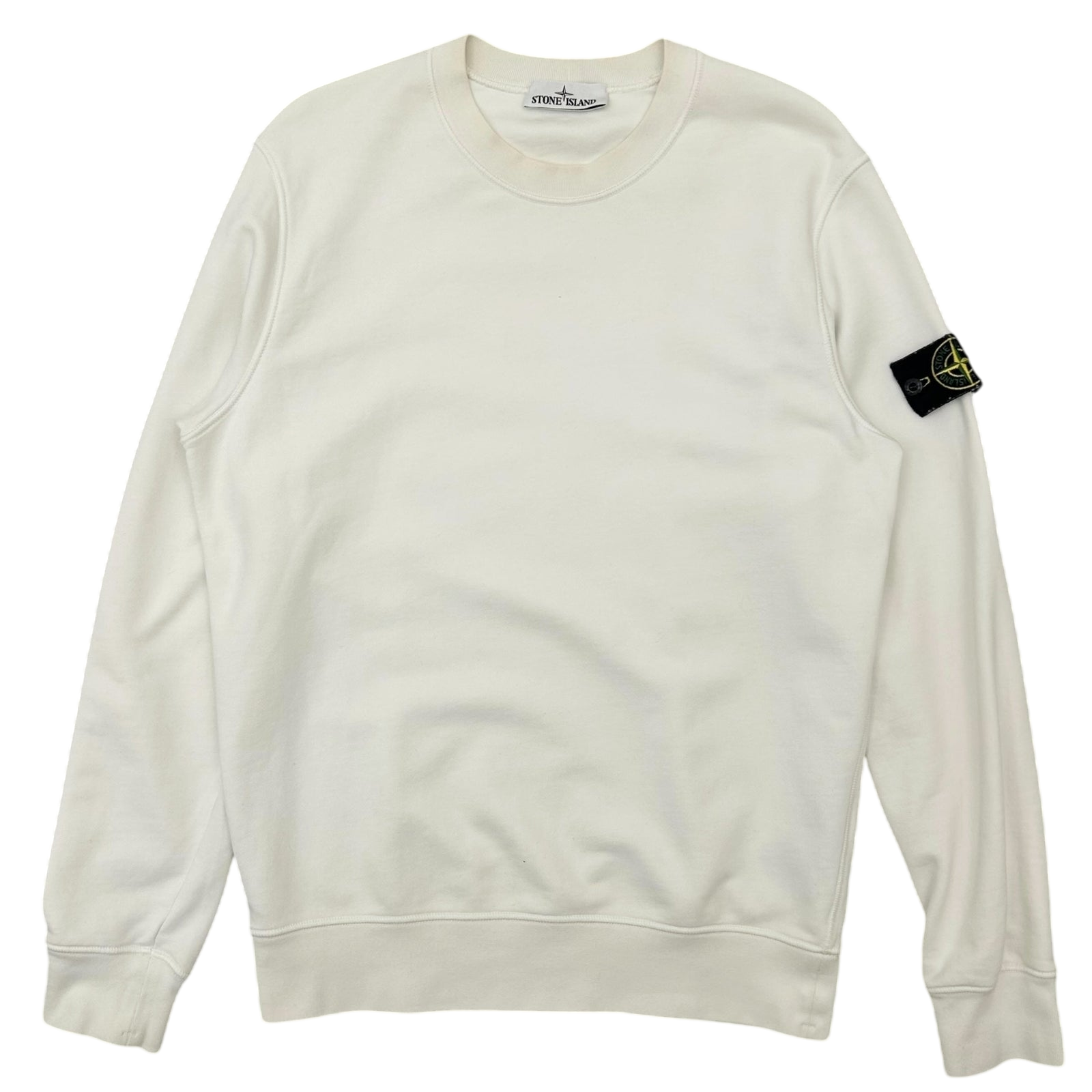 Stone Island Crewneck Sweater White (Fits M/L)