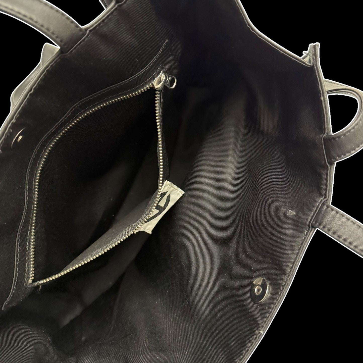 Telfar Vegan Leather Medium Shopping Bag Black