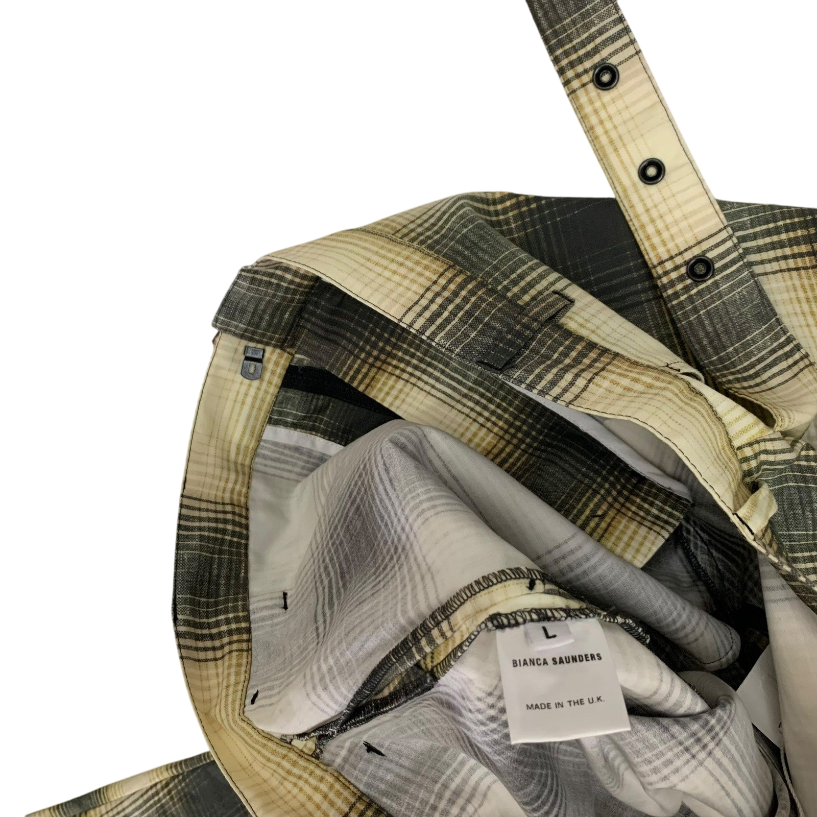 Bianca Saunders SS22 Optitcal Check Trousers (Size L)