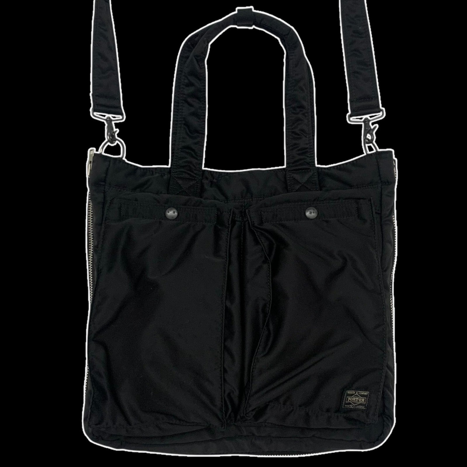 Porter Tanker 2Way Helmet Bag Black