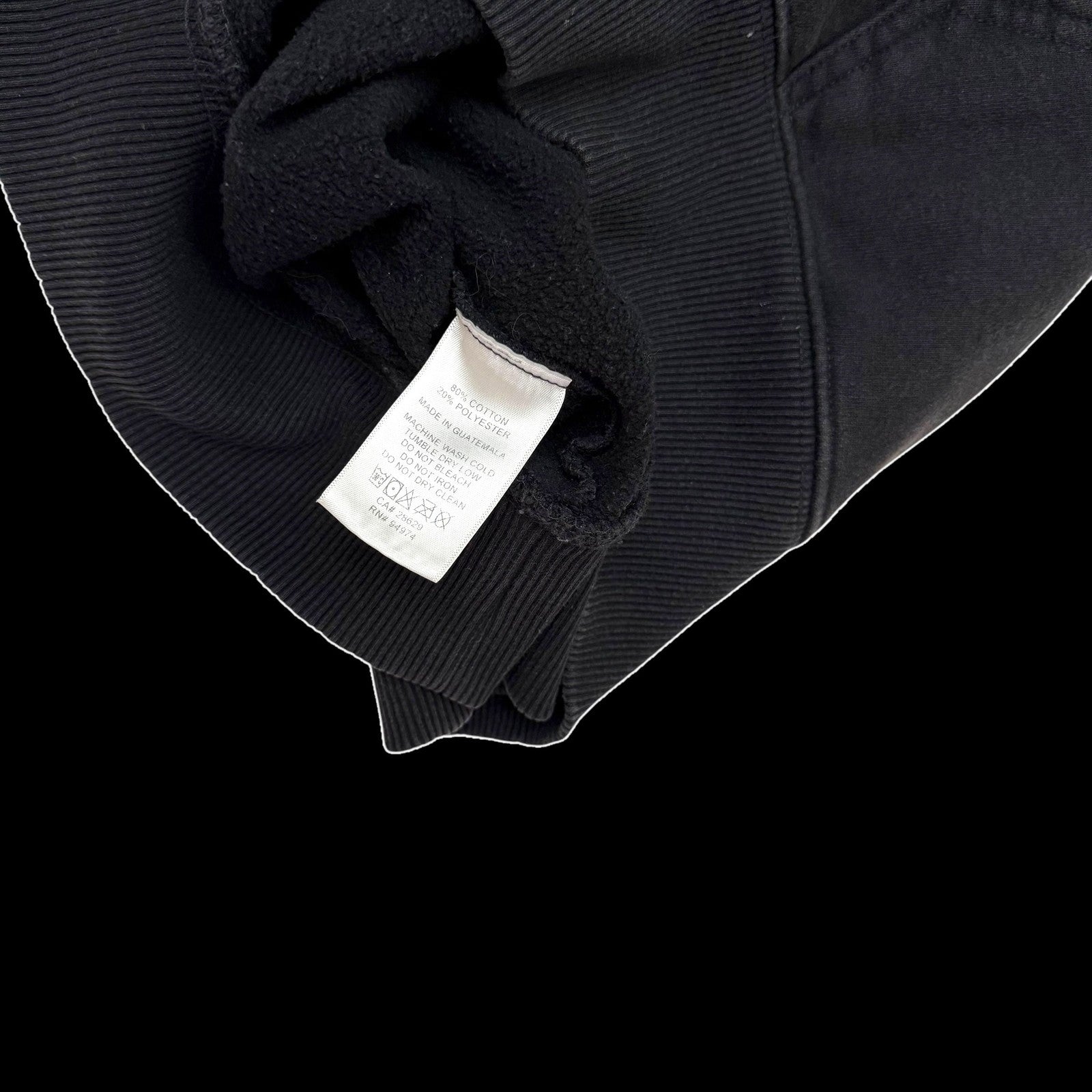 Stussy Serotonin Appliqué Hoodie Black (Fits S-M)