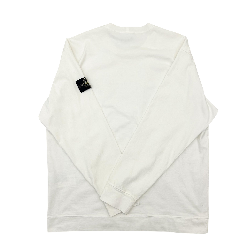 Stone Island Crewneck Sweater White (Fits XL/XXL)