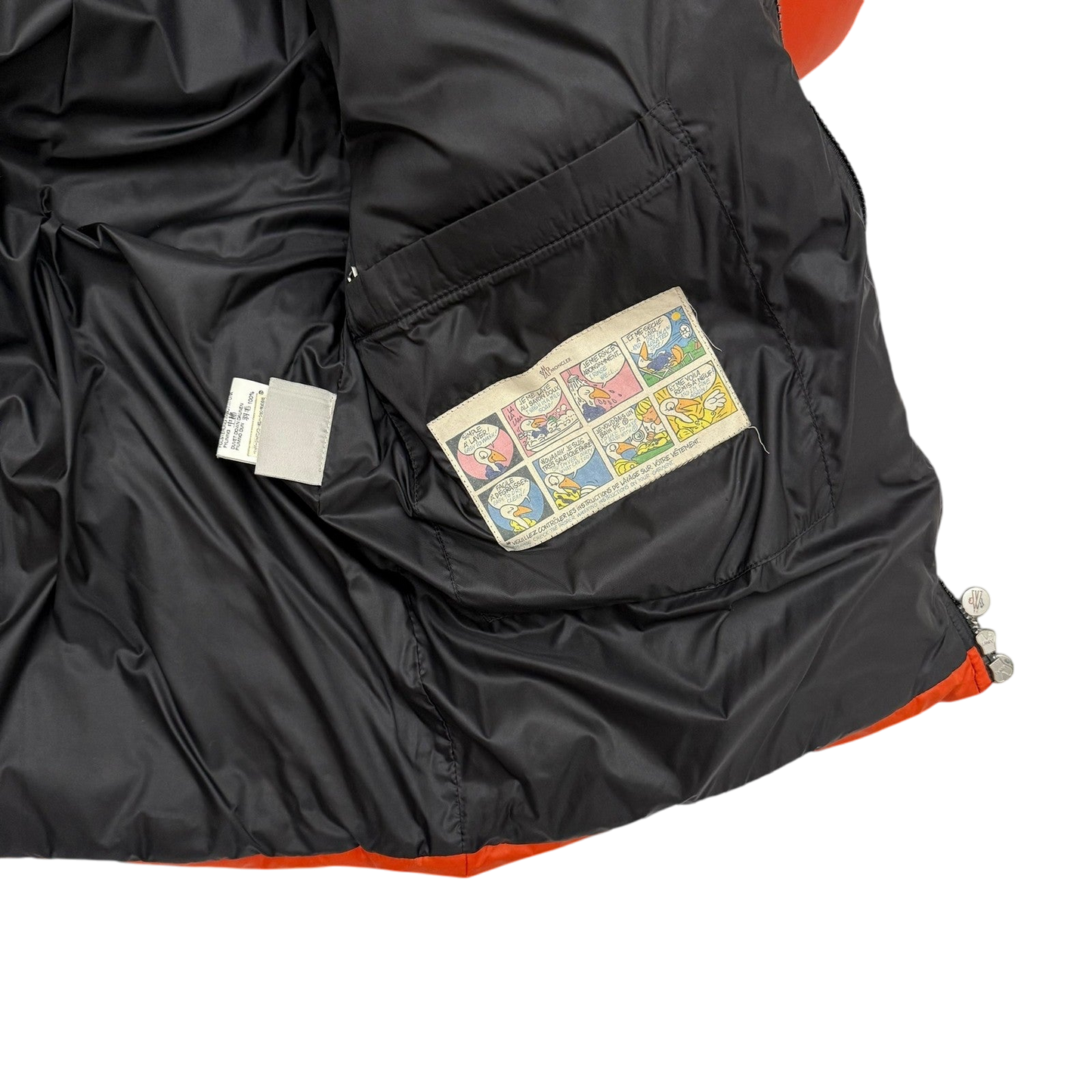 Moncler Vintage Maya Down Jacket Orange (Fits L)