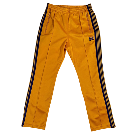 Needles Poly Smooth Narrow Track Pants Yellow/Purple (Size S)