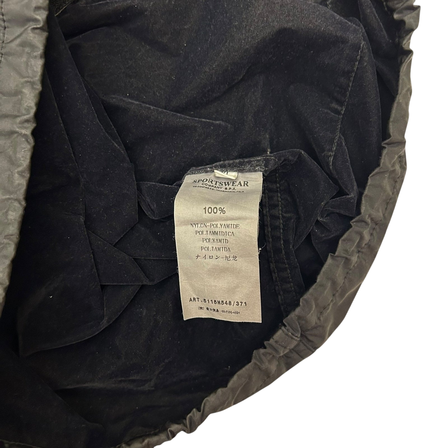 Rare 2009 Stone Island Velour Lined Nylon Shimmer Jacket (Fits L)