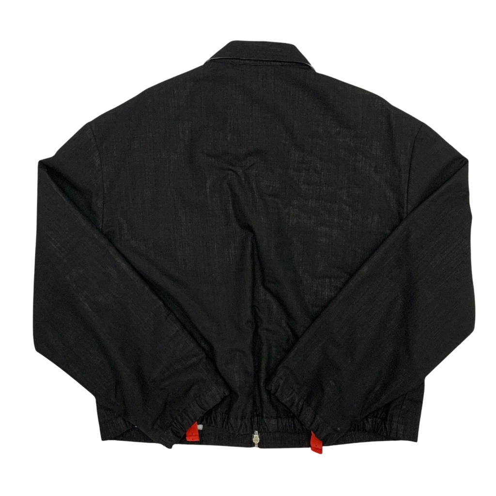 Acne Studios Zip-Embellished Wool-Blend Jacket Black (Fits L-XL)