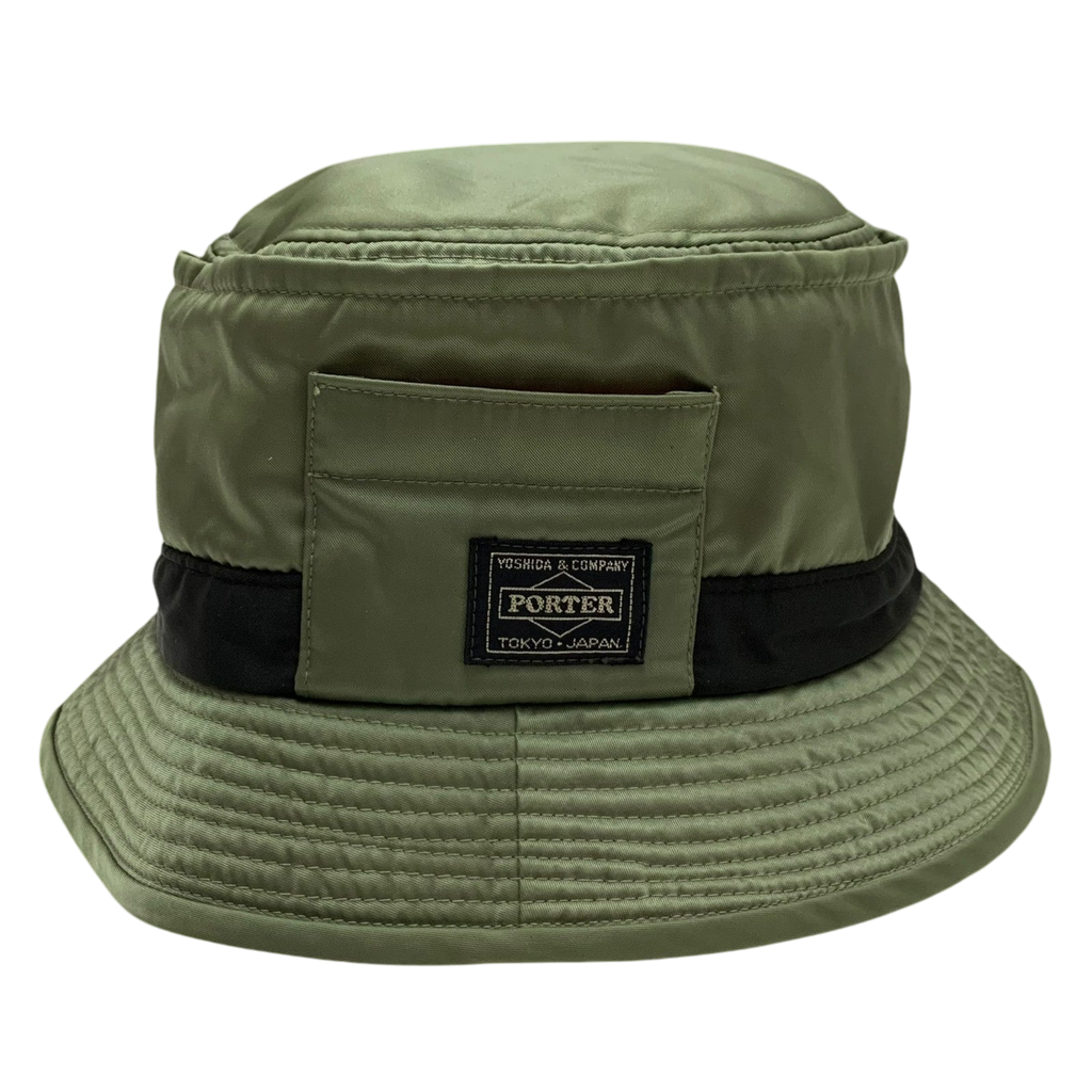 Porter x Beams Bucket Hat Military Green