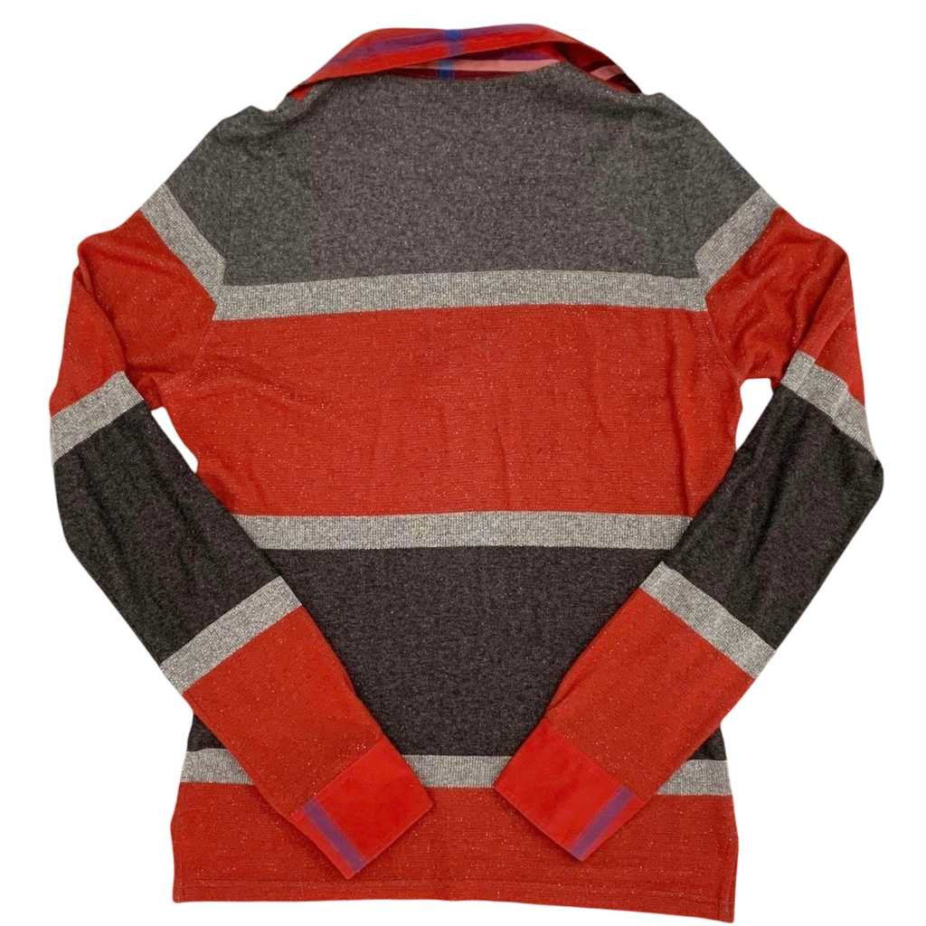 Vivienne Westwood Man Striped Knit Collared Shirt (Size M)