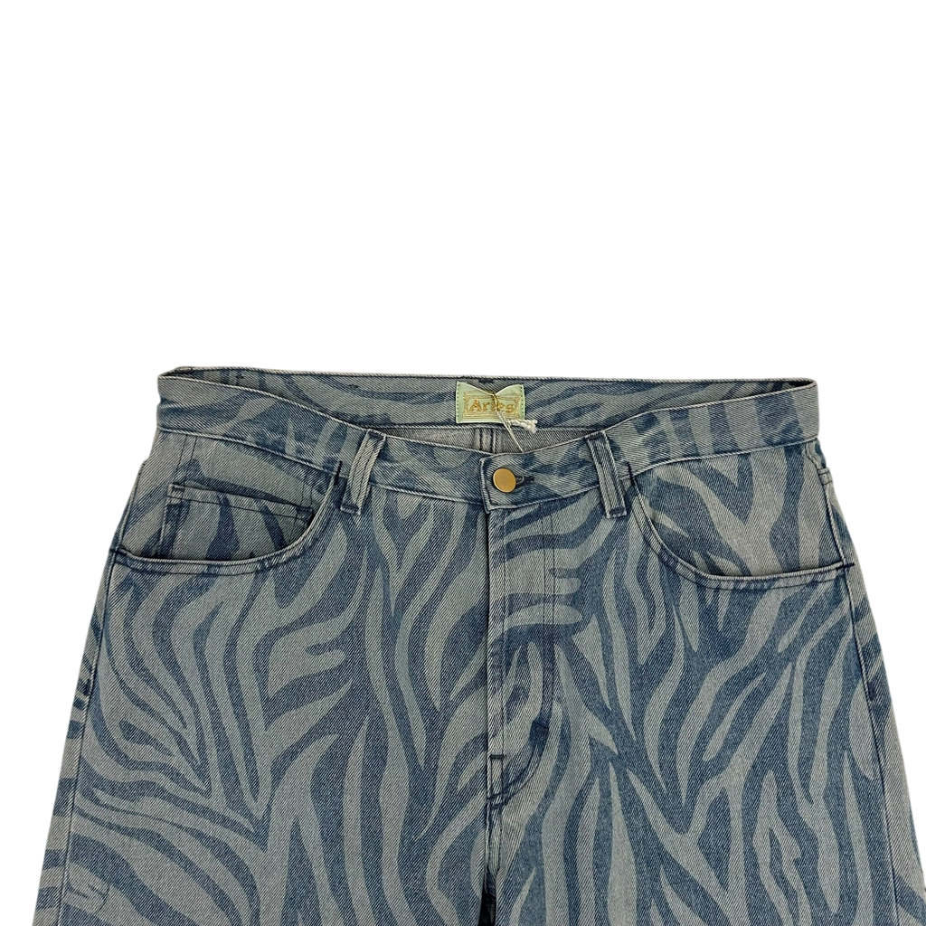 Aries Zebra Print Lilly Jeans
