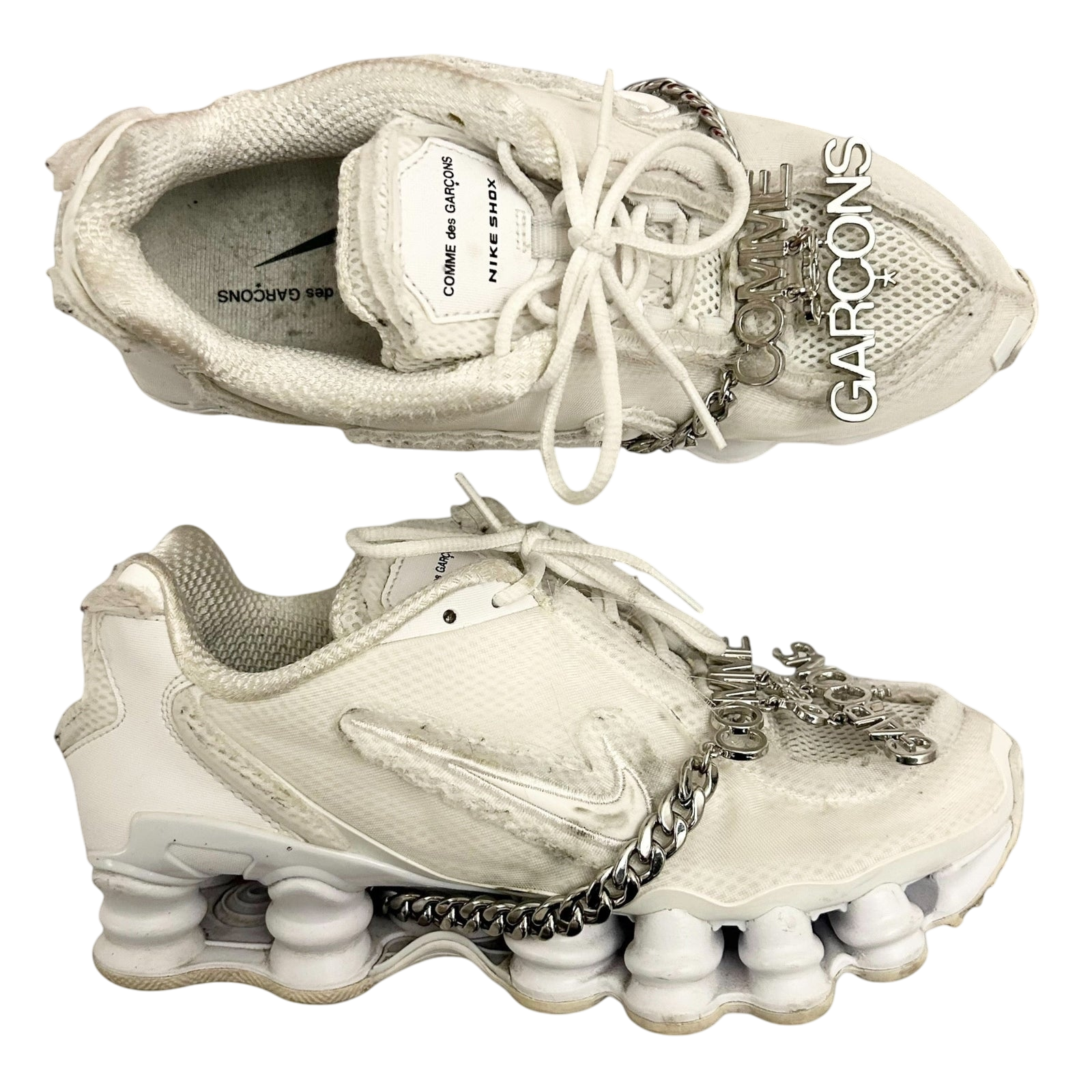 Nike Shox TL Comme des Garcons White (Women's) (US7/UK4.5 womens)