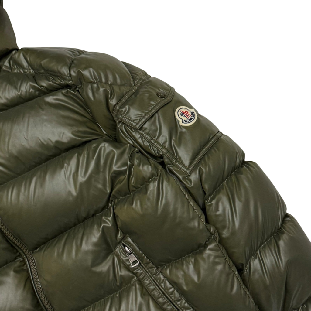 Moncler Maya Quilted Nylon Down Jacket Olive Green (Fits M-L)