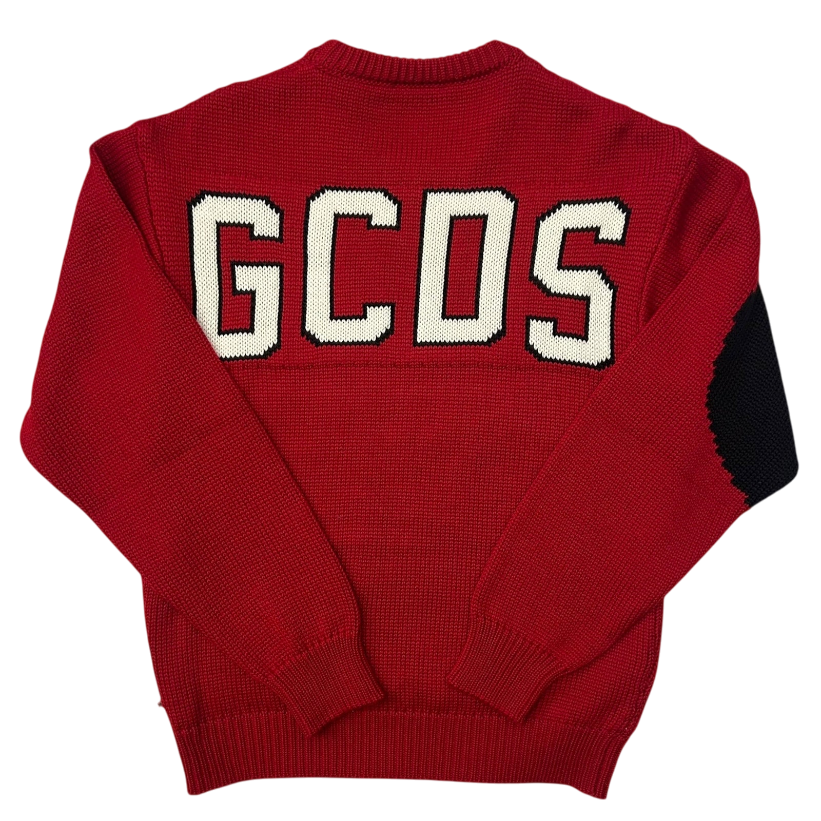 GCDS x Mickey Mouse Wool Blend Knit Sweater Red (Fits M-L Women)