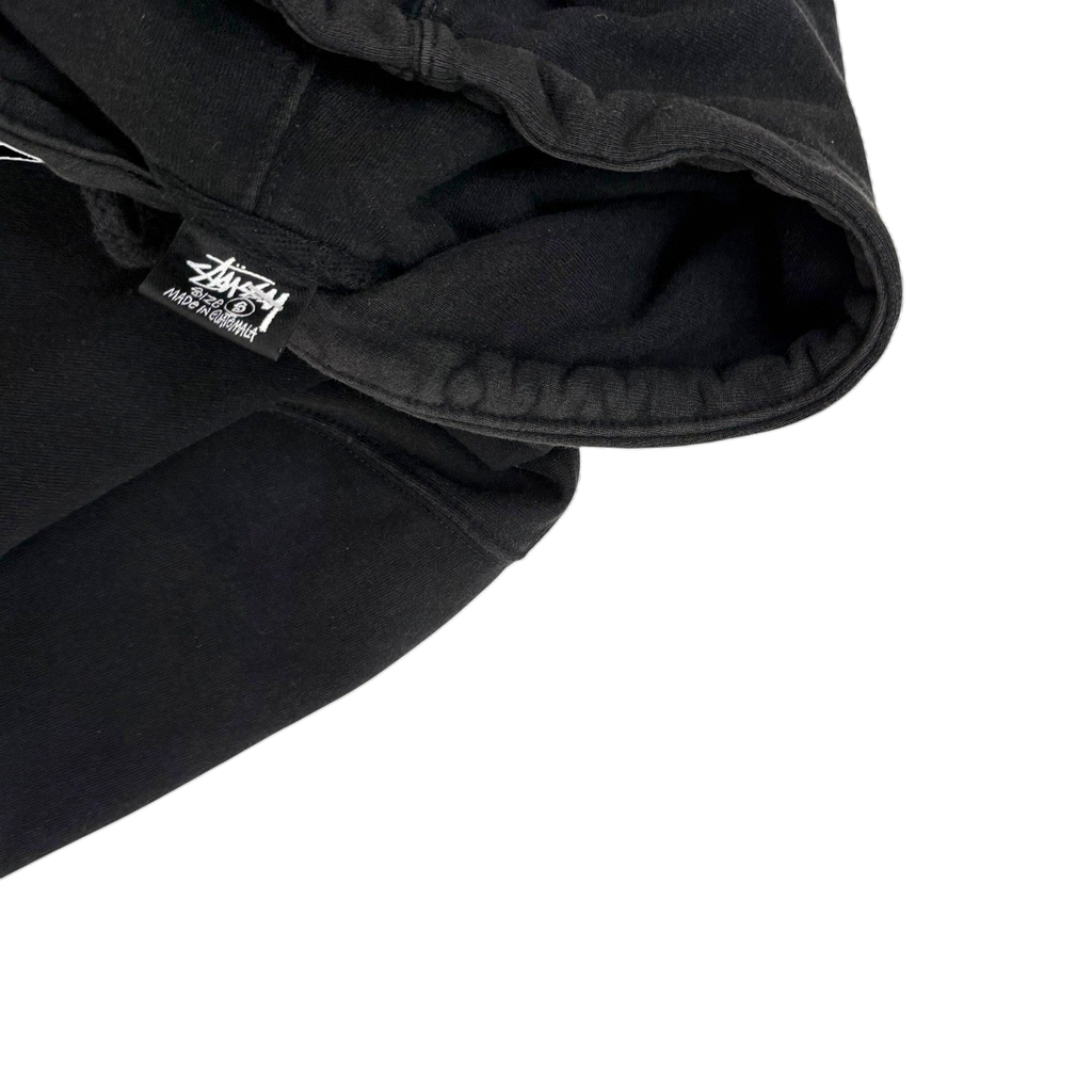 Stussy Serotonin Appliqué Hoodie Black (Fits S-M)