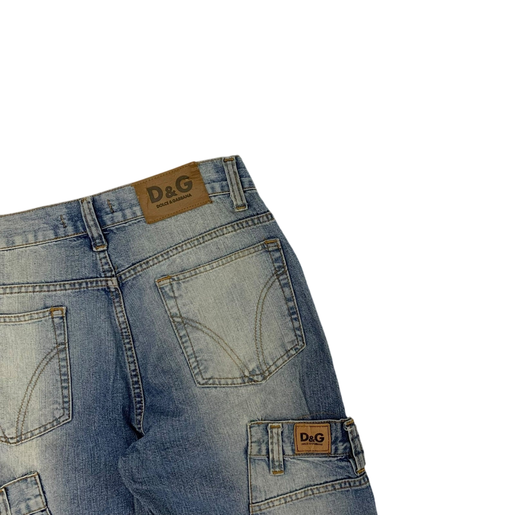 Dolce & Gabbana 90s Double-Waist Jeans (Size 32)