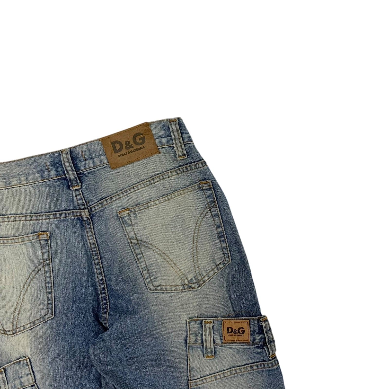 Dolce & Gabbana 90s Double-Waist Jeans (Size 32)
