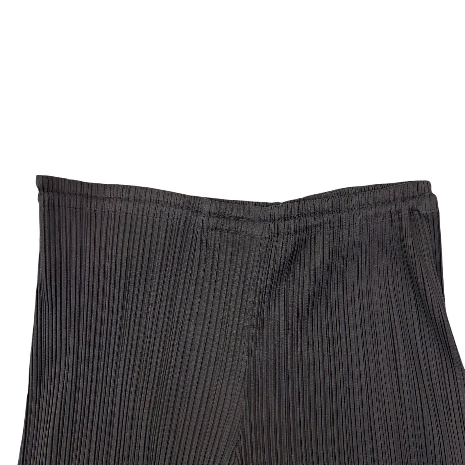 Vintage Issey Miyake Pleats Please Straight Leg Pants Charcoal (Fits 30”)