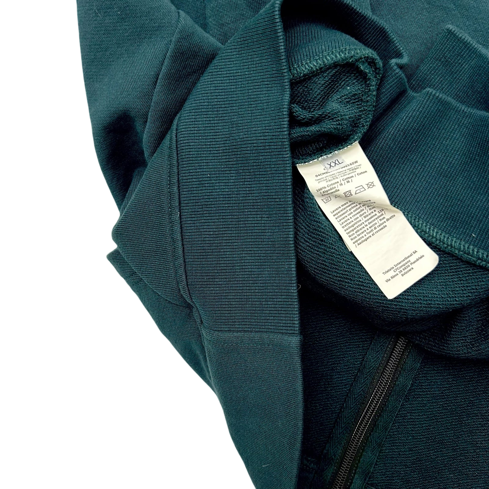 C.P. Company Goggle Hoodie Pine Green (Fits L-XL)