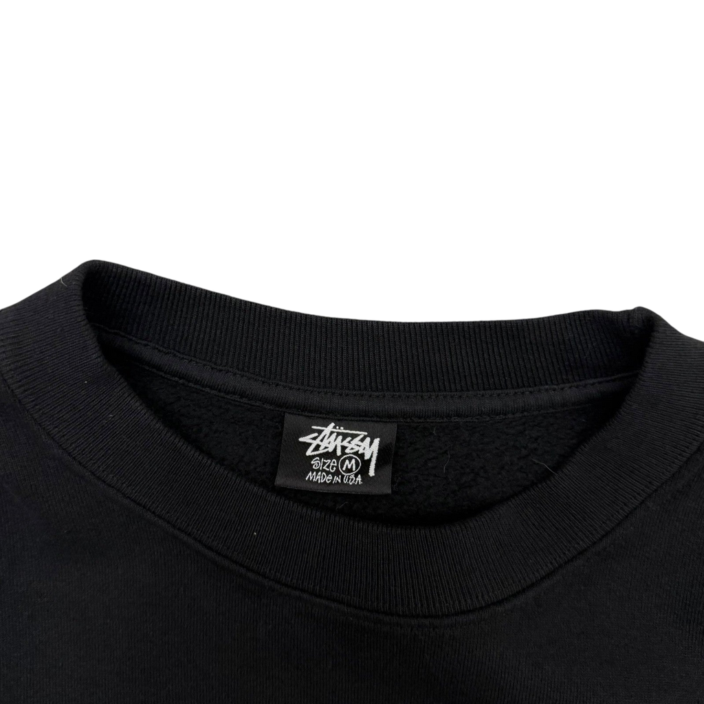 Stussy x Our Legacy Sun Crewneck Sweater Black (Made in USA) (Fits M-L)