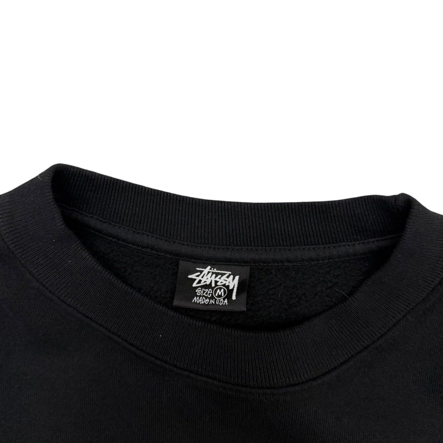 Stussy x Our Legacy Sun Crewneck Sweater Black (Made in USA) (Fits M-L)
