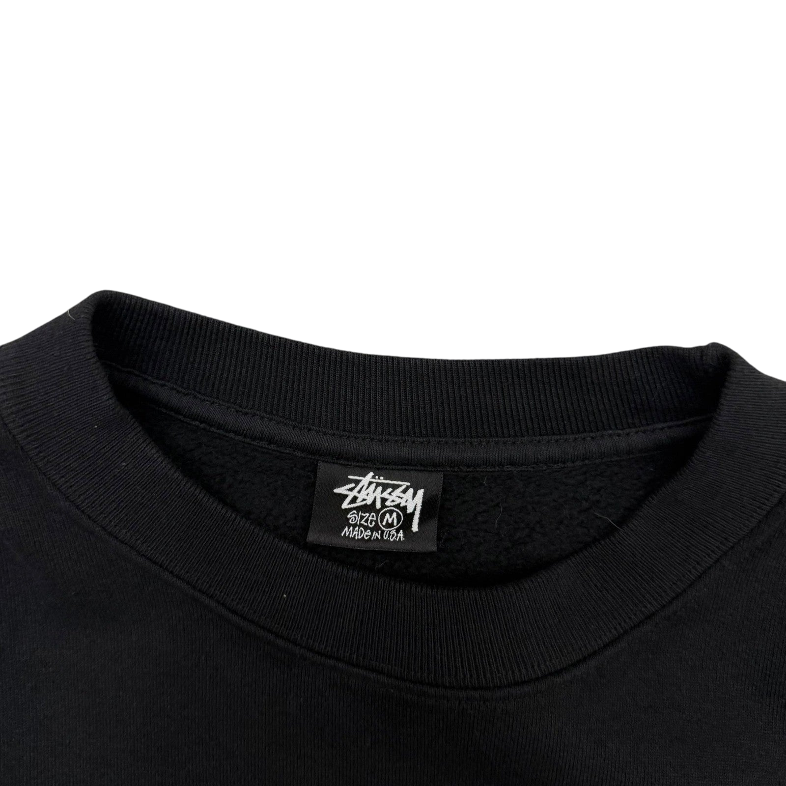 Stussy x Our Legacy Sun Crewneck Sweater Black (Made in USA) (Fits M-L)